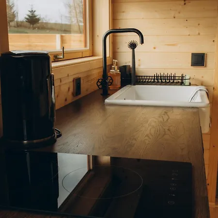 Prázdninový dům Tiny House S Vyhrivacim Koupacim Sudem Nové Hrady